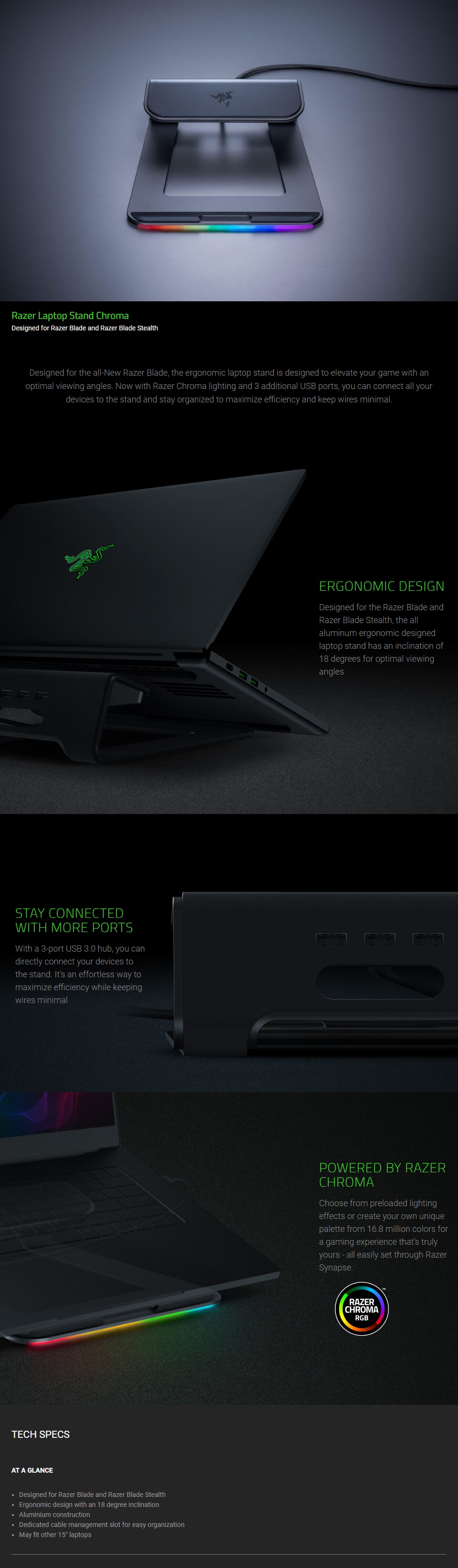 razer blade stealth stand