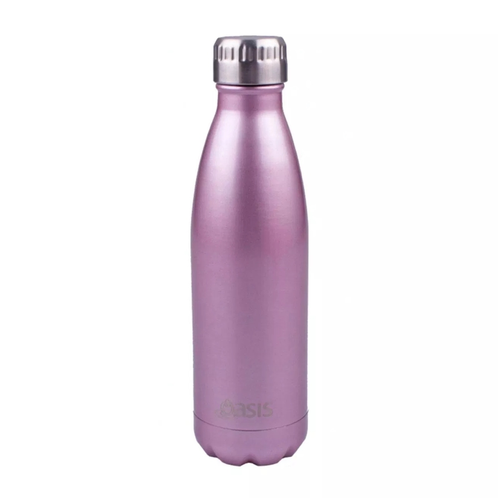 Stainless Steel Double Wall Insulated Drink Bottle 500ml - Blush - Pay ...