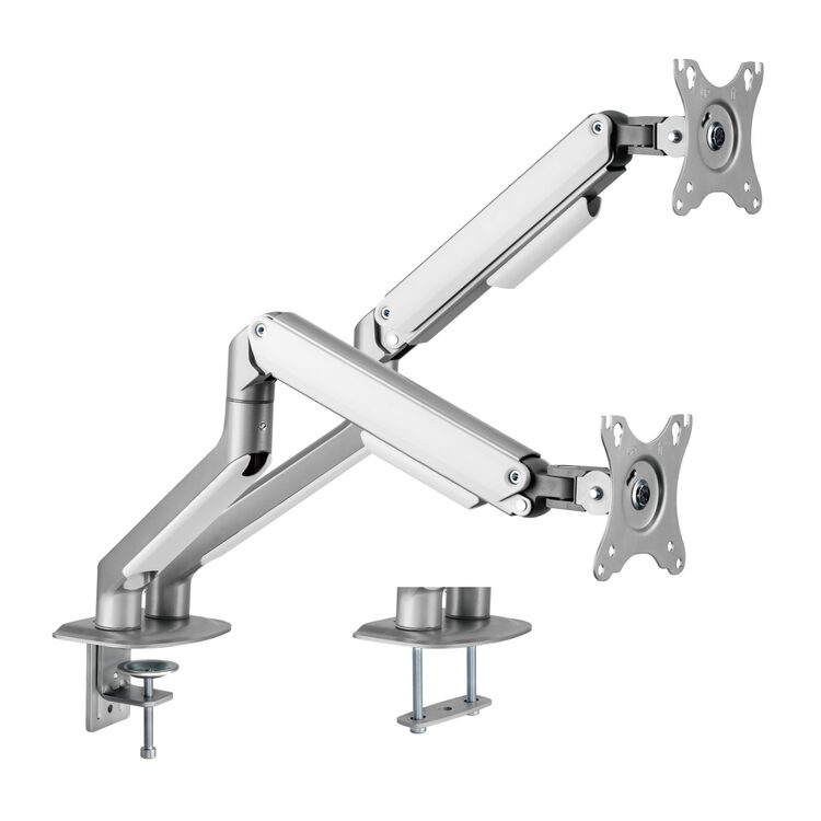 brateck dual monitor articulating monitor arm