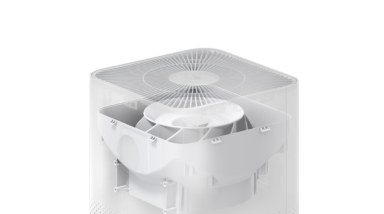 Air Purifier 3H, 3-Layer Integrated 360° cylindrical HEPA filter Removes  99.97% of Pollutants, Delivers 6330 liters of purified air per minute, APP  